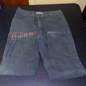 Flannel lined work pants